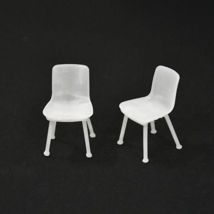 レモン インテリア模型 椅子D 1/100 | 建築模型材料,家具・人の表現