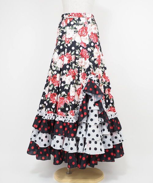 フラメンコ,スカート｜社交ダンス衣装・フラメンコ・ベリーダンス