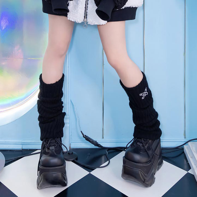 BOXER-01 レザー＆メッシュ厚底シューズ 【BLACK】DEMONIA(デモニア