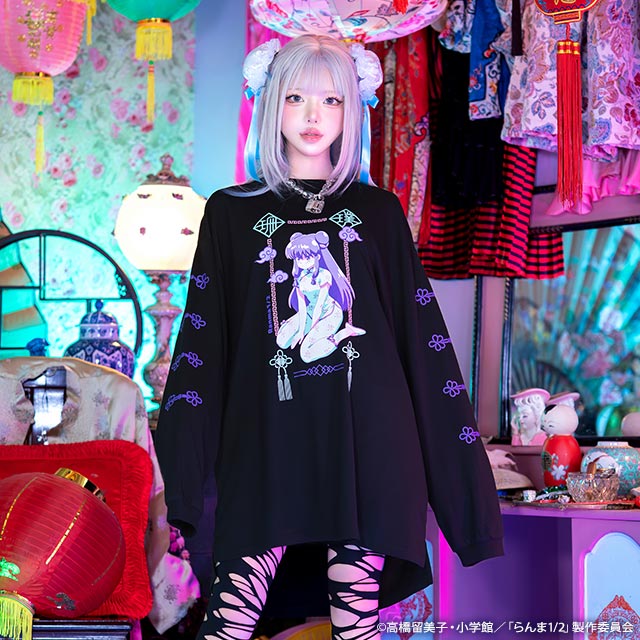 らんま1/2 シャンプーロンT【BLACK】 / らんま1/2×リッスンフレーバー