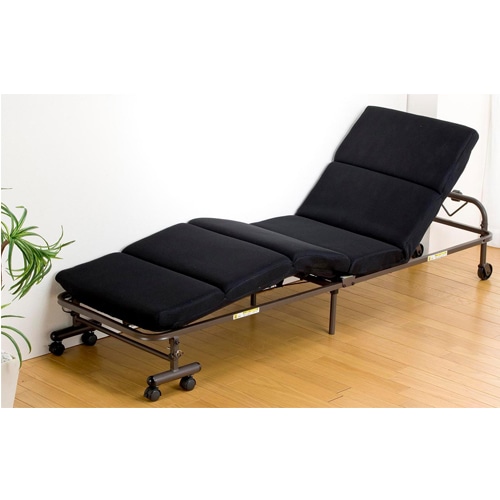 折りたたみベッド リクライニングベッド 幅60cm キャスター付き TSSH