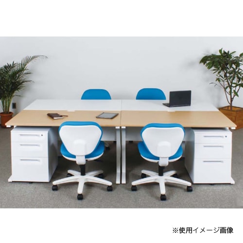 インワゴン 3段 鍵付き ホワイト 白 デスクワゴン サイドワゴン デスク