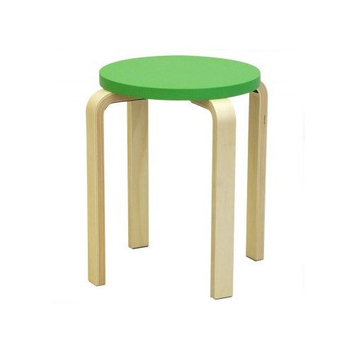 丸椅子 木製スツール 幅420×奥行420×高さ440mm Z-SHSC（商品番号：68-z