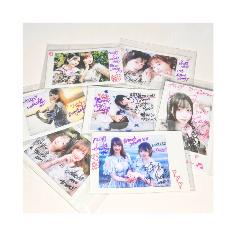 サイン入りランダムチェキ | ALLY | LLVオンラインショップ