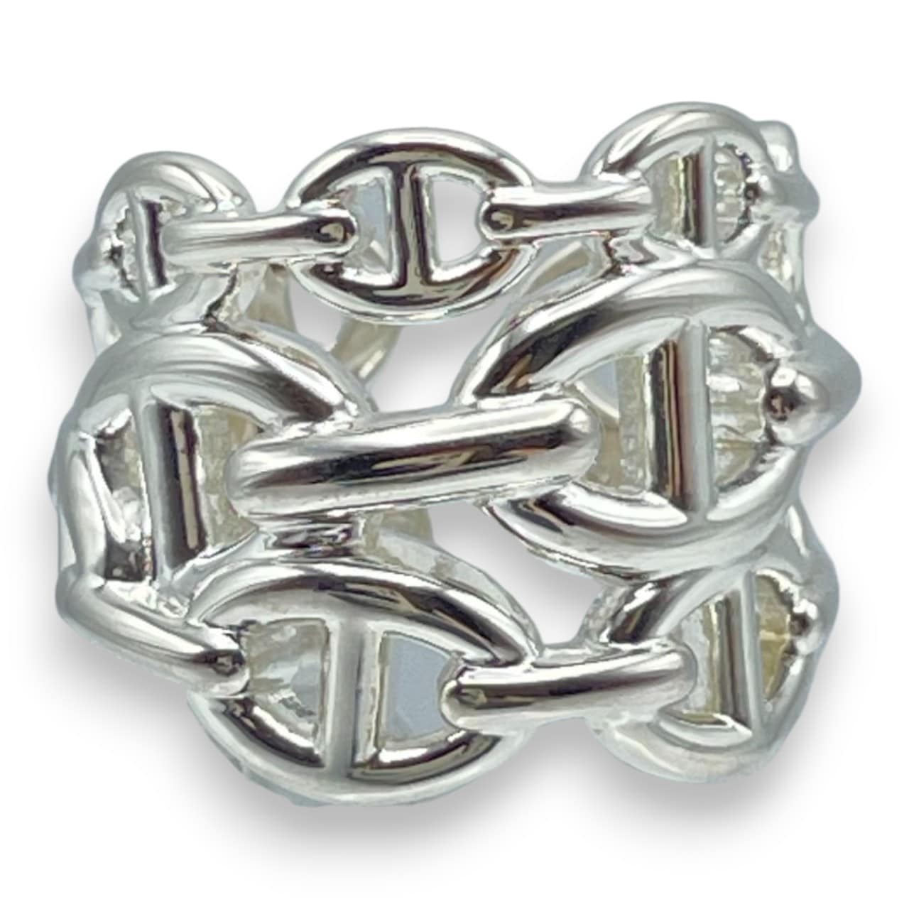 ugさん専門 エルメス シェーヌダンクル リング シルバー 925 #52