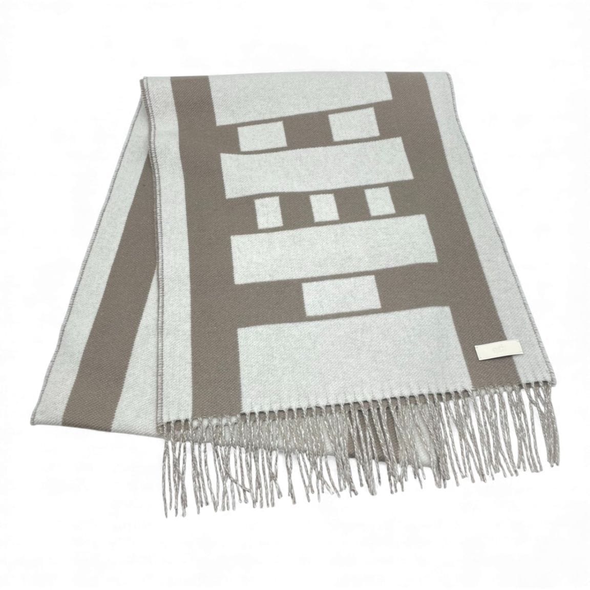 エルメス マフラー コンクール 40×195 イヴォワール / ピュス カシミヤ