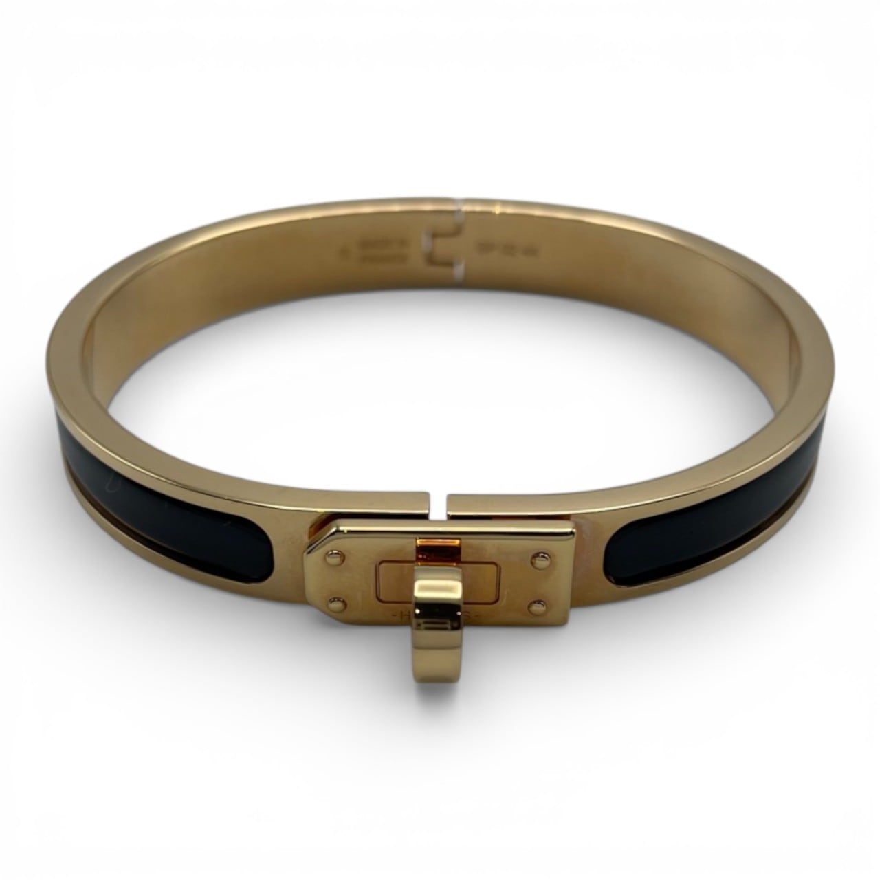 エルメス ミニ・クリック・ケリー ブレスレット PM ノワール イエロー