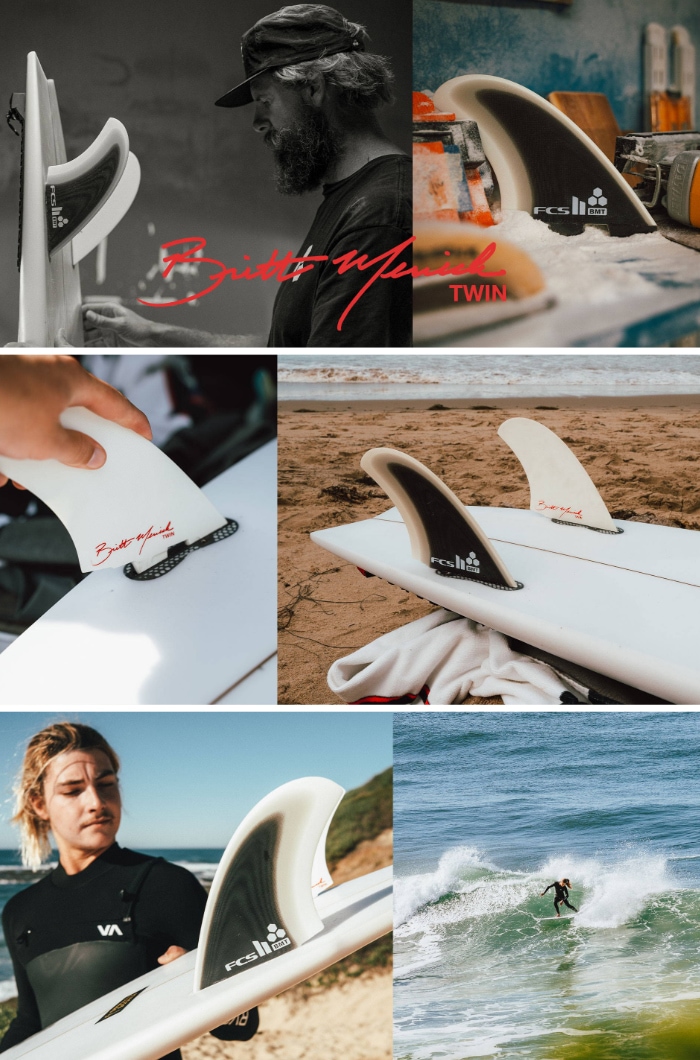 FCS2 FCS fin ツインフィン bm ブリットメリック twin am FCS II Al Merrick Twin + Stabiliser Fins - FCS - FCS US
