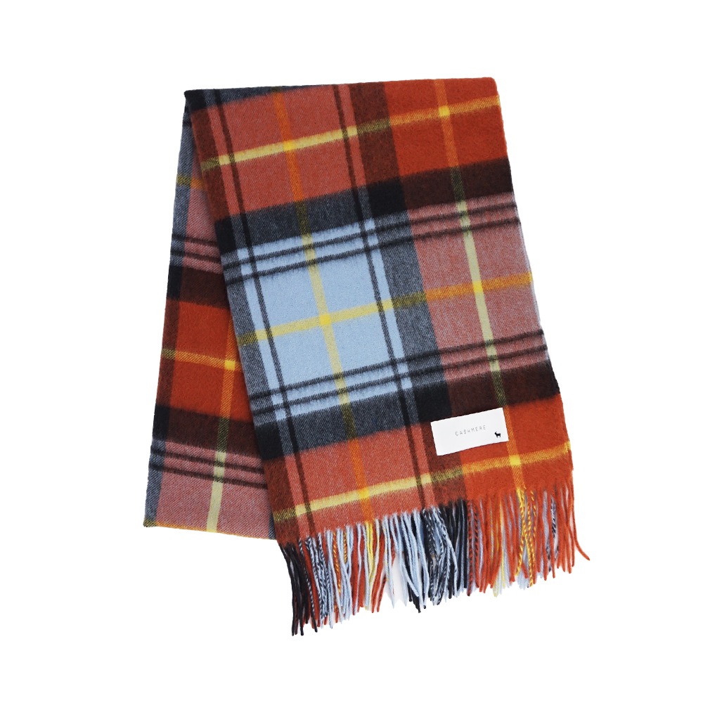 カシミヤストール[チェック柄][男女兼用] 60cm×200cm【公式WEB限定価格