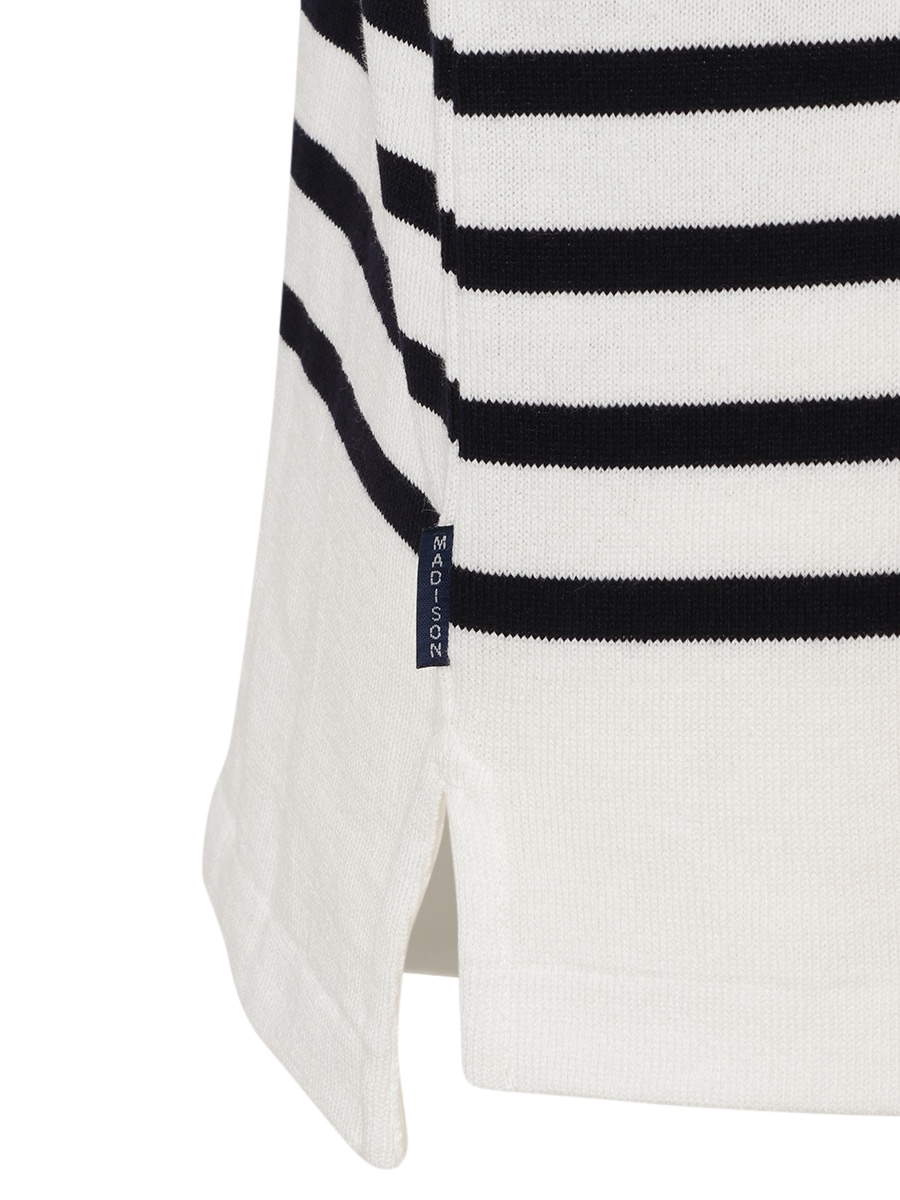 BORDER BOAT NECK PO MNS | CUT&SEWN | MADISONBLUE