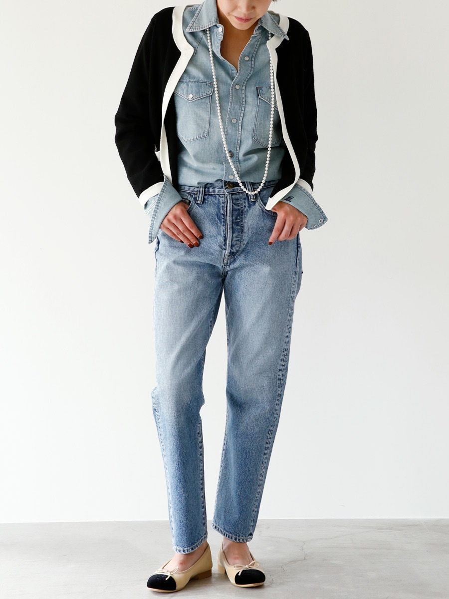 TAPERED DENIM | PANTS | MADISONBLUE