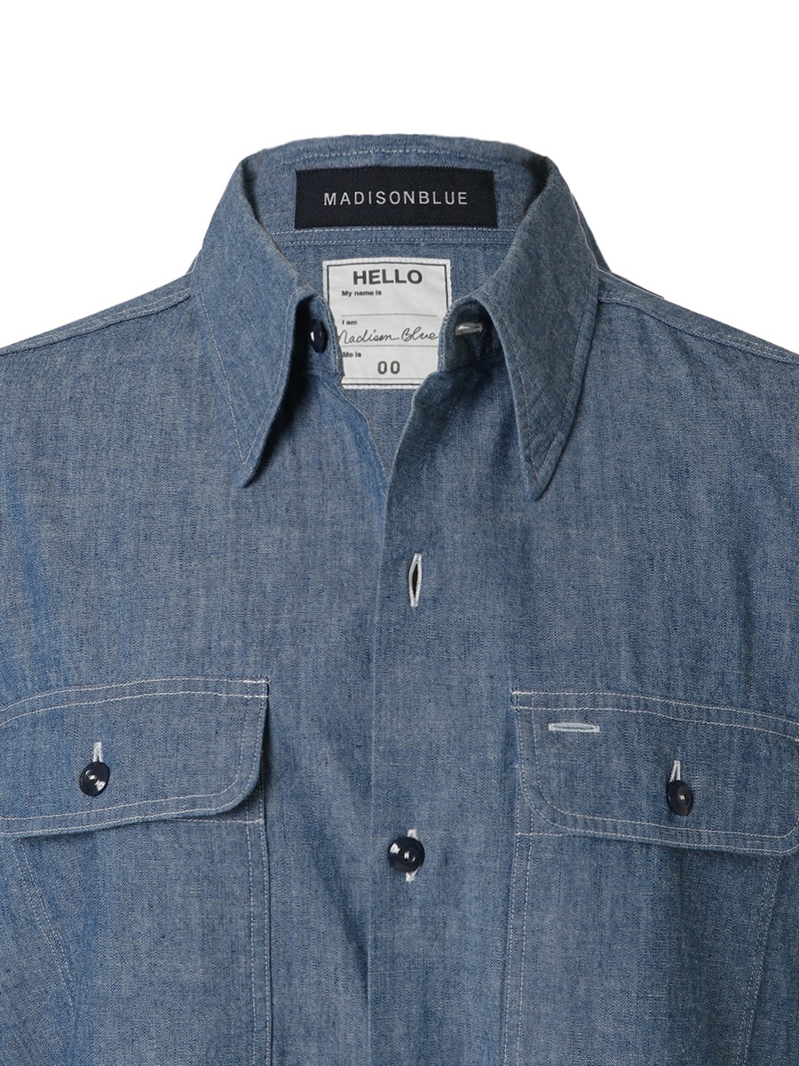 HAMPTON CHAMBRAY SHIRT(OW) | SHIRT/BLOUSE | MADISONBLUE