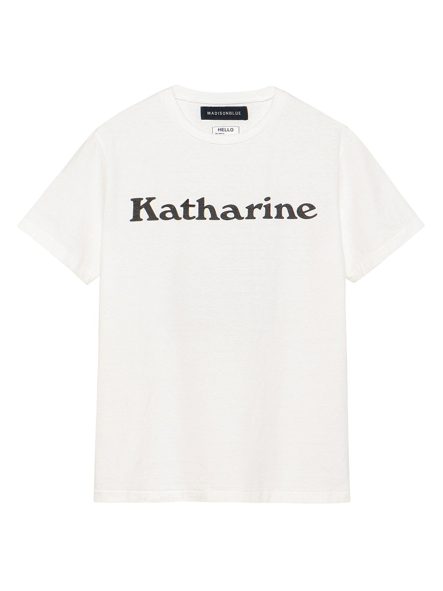 CREW NECK TEE KATHARINE | CUT&SEWN | MADISONBLUE