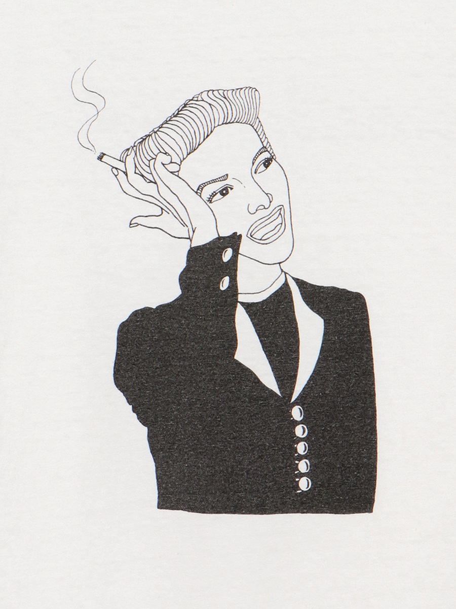 CREW NECK TEE KATHARINE | 2025SS | MADISONBLUE