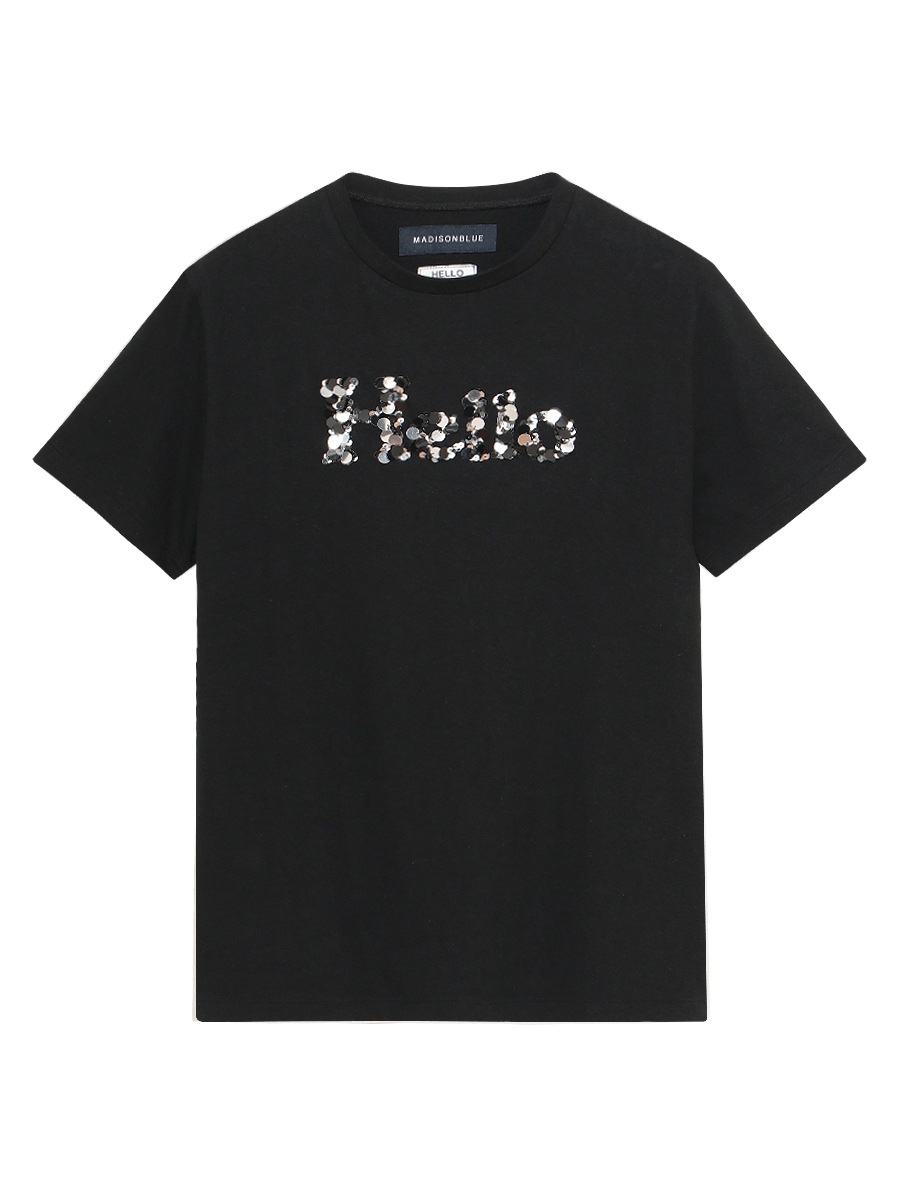 HELLO TEE SPANGLE | CUT&SEWN | MADISONBLUE