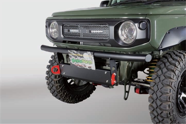 FARMバンパー スチール曲げタイプ フロント用 JB64 | ジムニー車種別