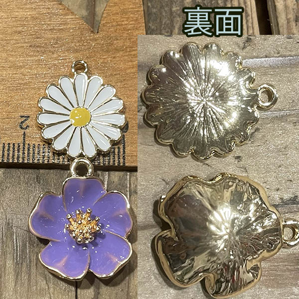 カラフルでかわいいハイビスカスとデイジーのお花のアクセサリー