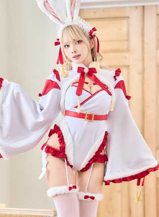 即日発送】ハイシェイプセクシー巫女バニー《オリジナルコスプレ9点