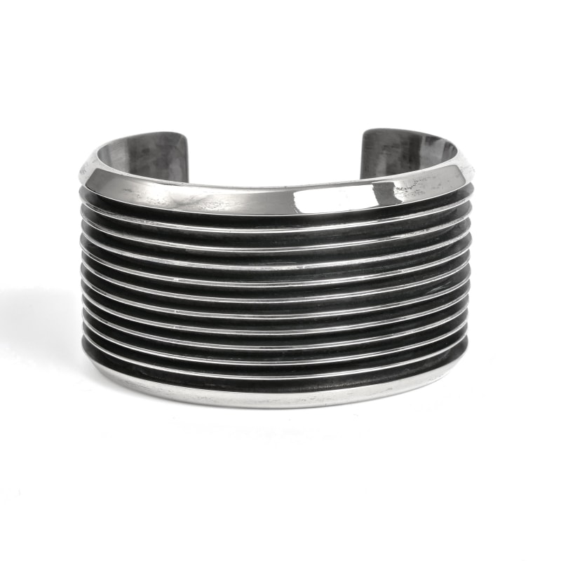 激渋 希少 ヴィンテージ バングル トライアングル シルバー 925 ナバホ