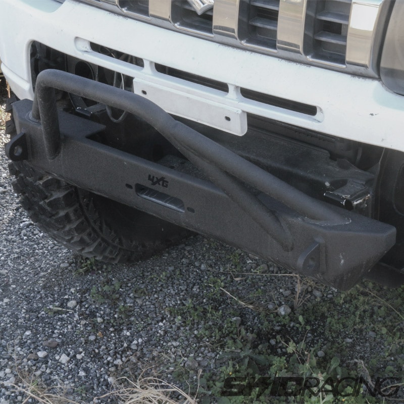 ジムニー JB23 フロントバンパー しし狩りバンパー 黒 4XG
