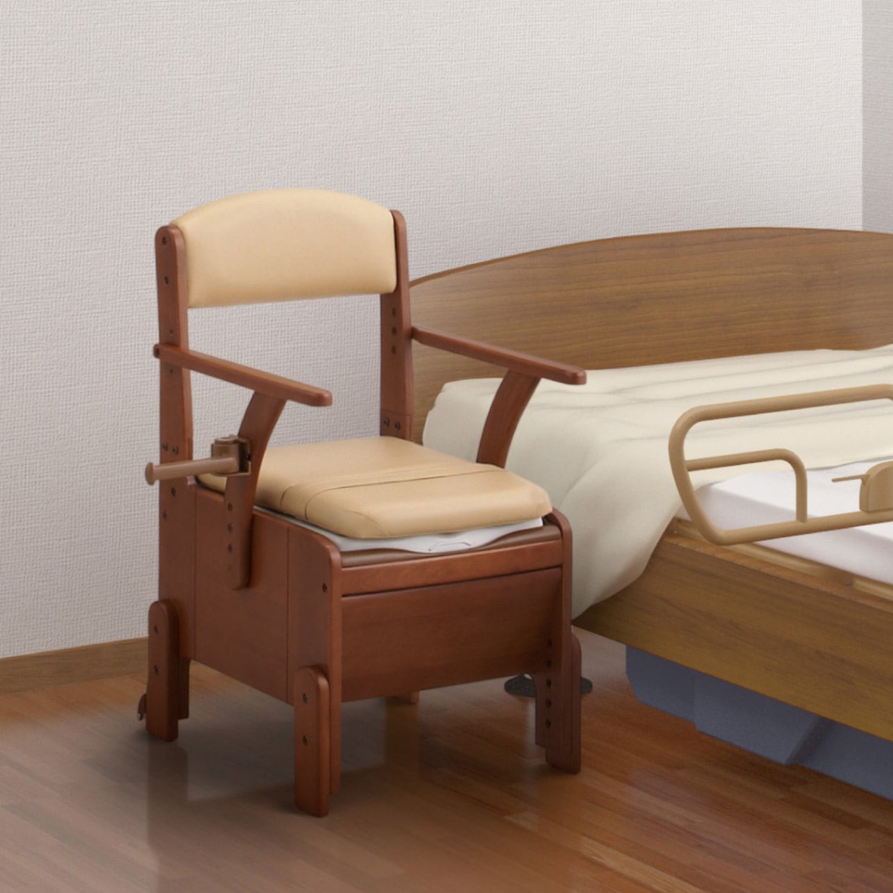 家具調ポータブルトイレ