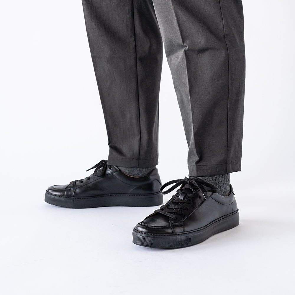 レザースニーカー ビジネス革靴 レースアップ メンズ ALEC アレック