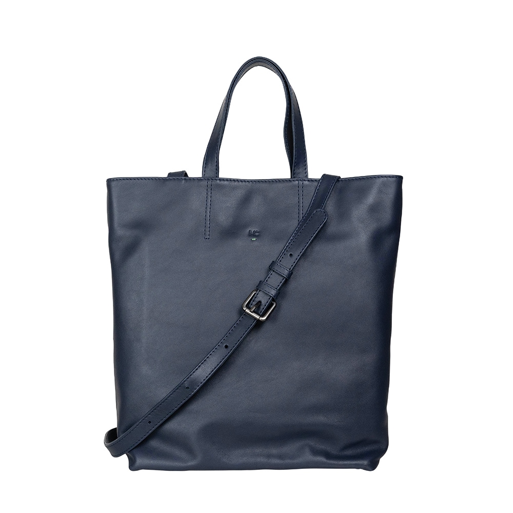 ショルダーバッグ トート 縦型 レザー 本革 メンズ レディース 2way