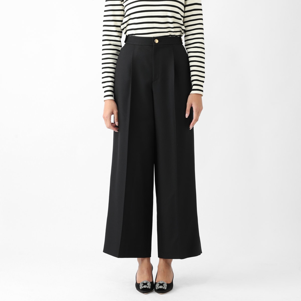 7万円均一】【アウトレット】CELINE セリーヌ ウールパンツ レディース