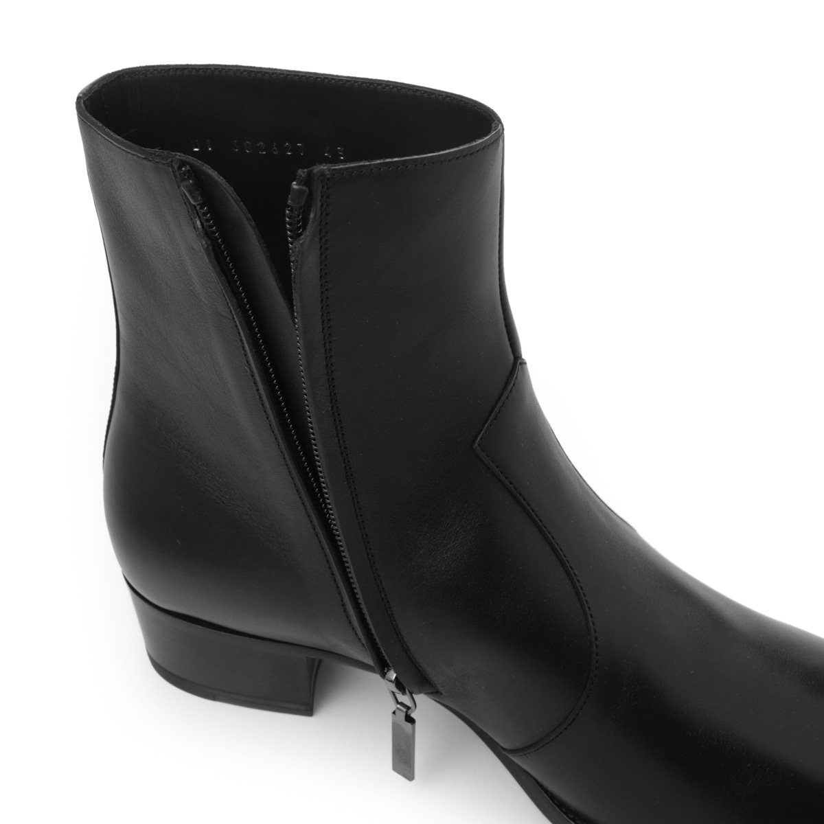 SAINT LAURENT サンローラン ブーツ/WYATT ZIPPED BOOTS【大きいサイズ