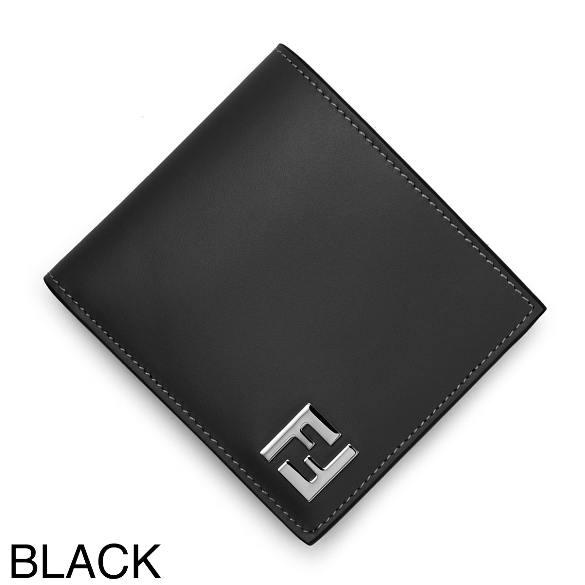 FENDI フェンディ 2つ折り財布/FF SQUARED BI-FOLD WALLET メンズ