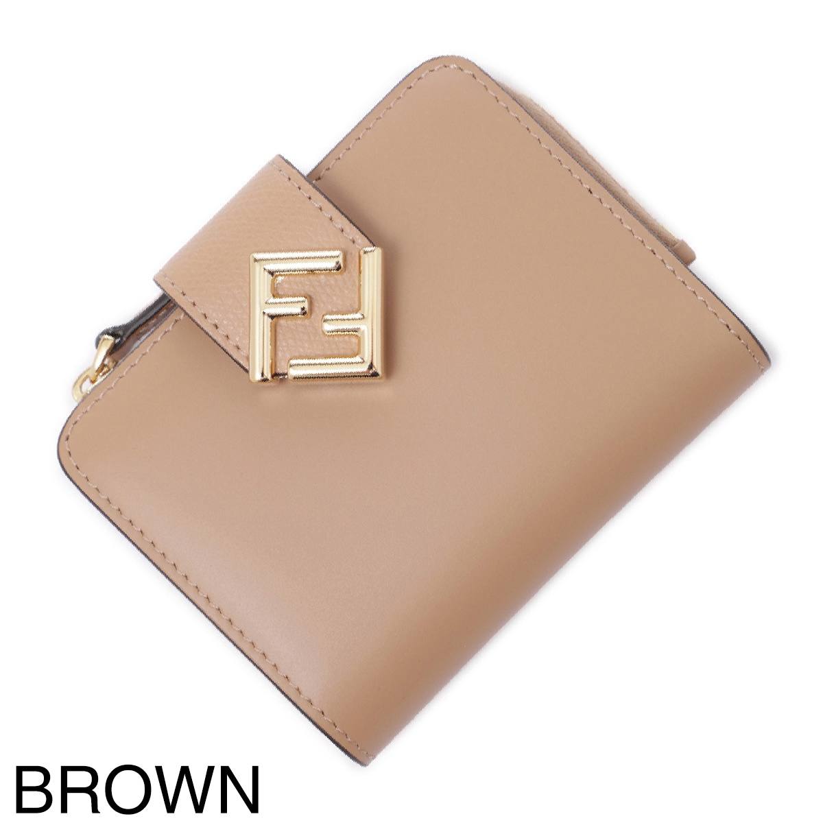 FENDI フェンディ 2つ折り財布 小銭入れ付き/FF DIAMOND レディース