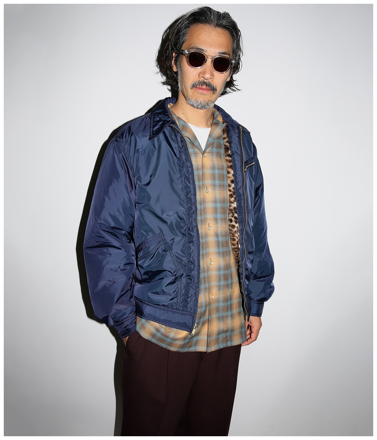 LEE / NYLON 91-B JACKET【NAVY】｜WACKO MARIA｜MELTING POT（正規