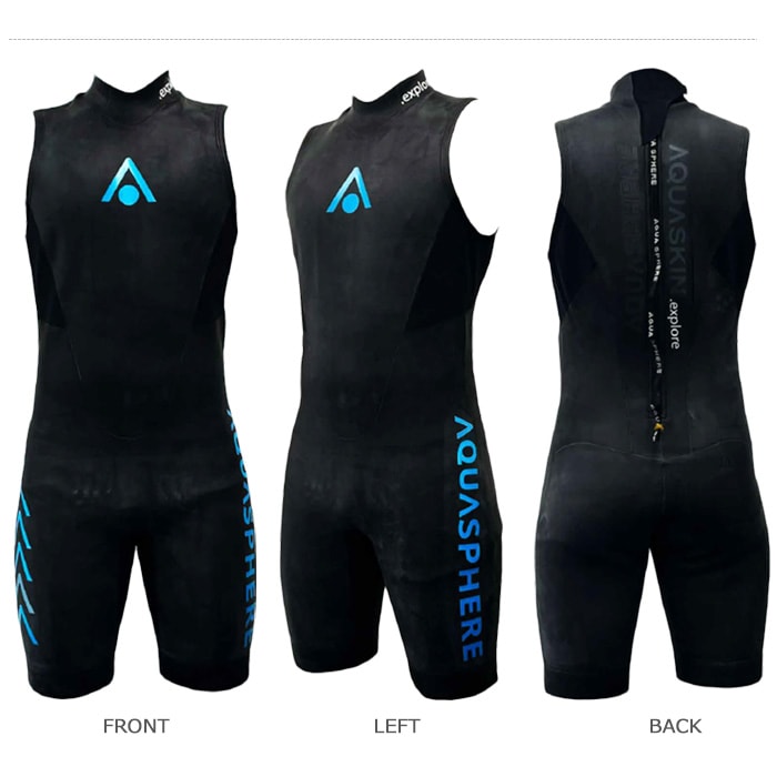保温水着 アクアスキン ショーティ ウェットスーツ トライアスロン OWS