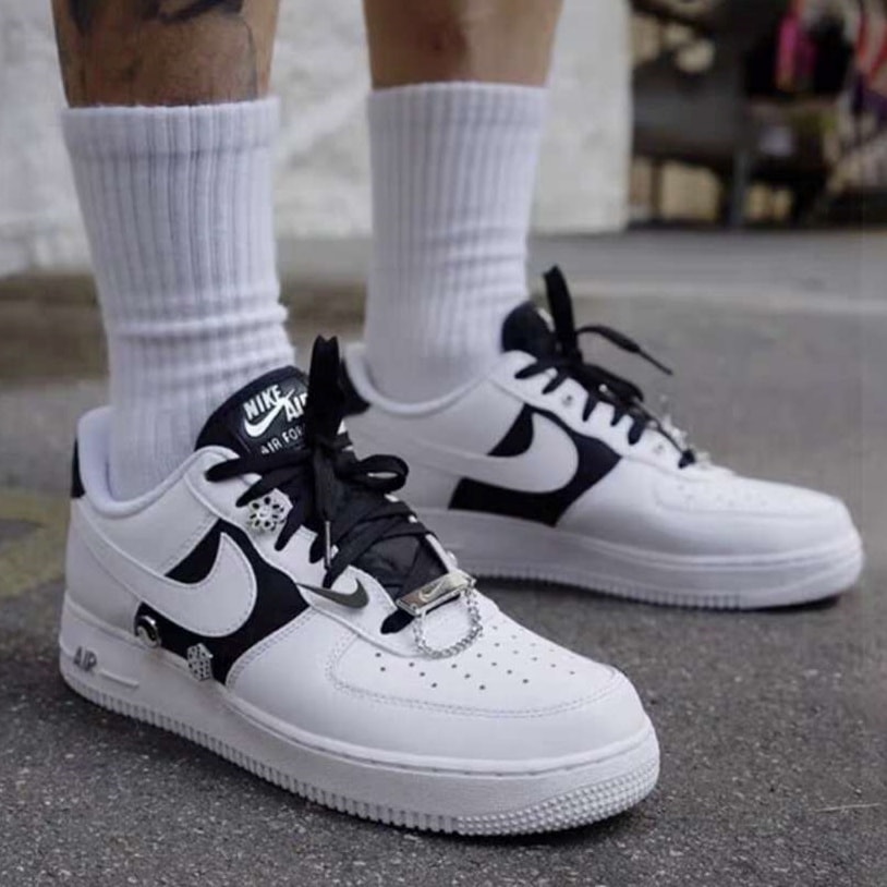 NIKE AIR FORCE 1 LOW SILVER SNAP BUTTONS DA8571-100｜MIRISE