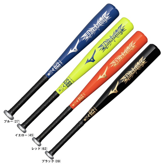 MIZUNO（ミズノ）限定 小学生軟式用金属製バット バーニッシュ ミドル