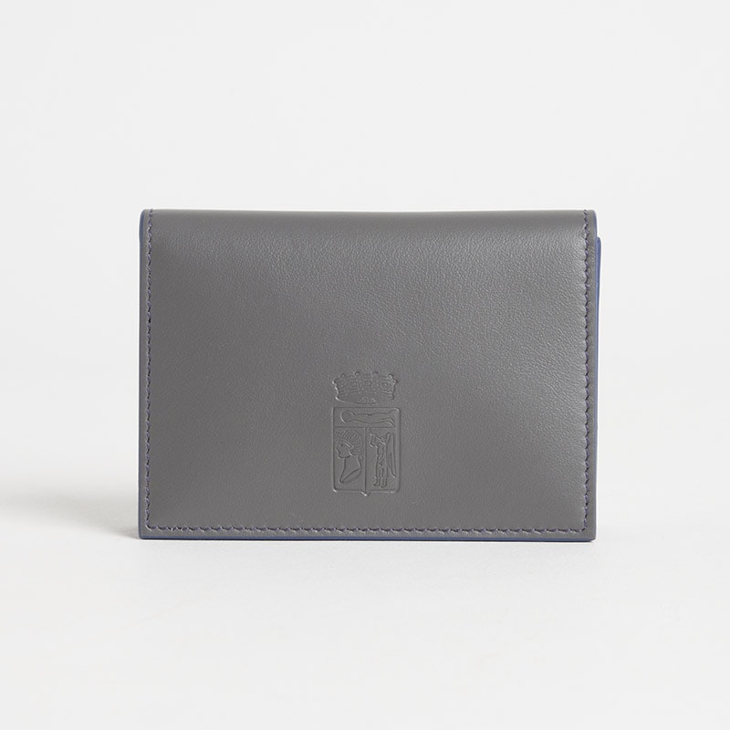 Blason Business Card Holder ブラゾン 名刺入れス ムースカーフ グリ