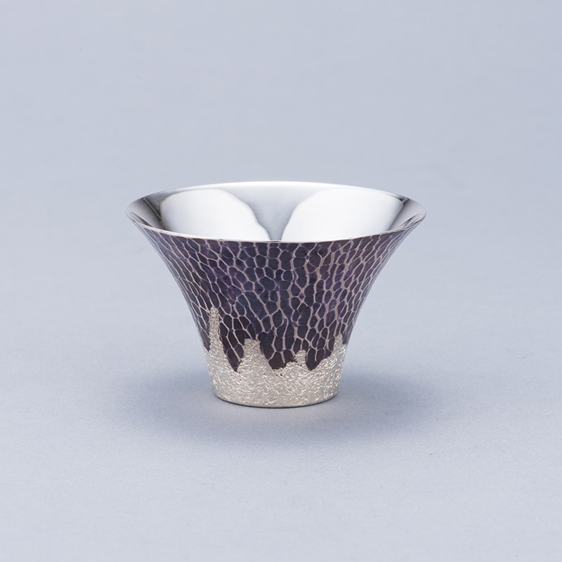 純銀 ぐいのみ 富士山 古美仕上 | 銀製品,酒器 | 森銀器製作所公式