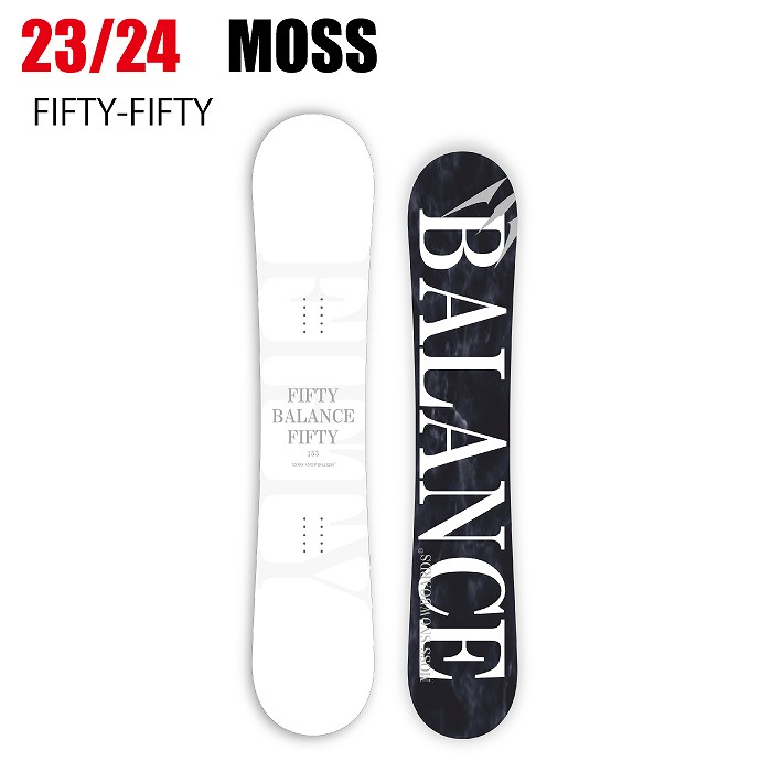 2024 MOSS モス FIFTY-FIFTY フィフティ 23-24 ボード板 スノーボード