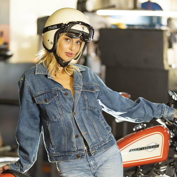 TT&CO.】 装飾用ヘルメット スーパーマグナム アイボリー ティーティー