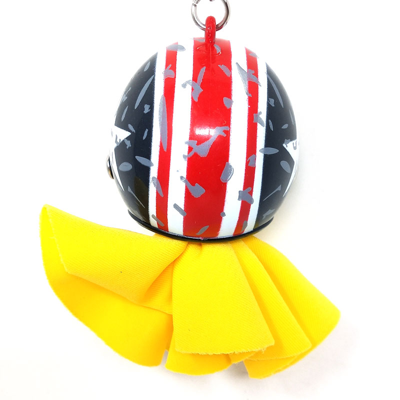 てるぼう＆ヘルメットキーホルダーセット『アメリカン』 雨 梅雨