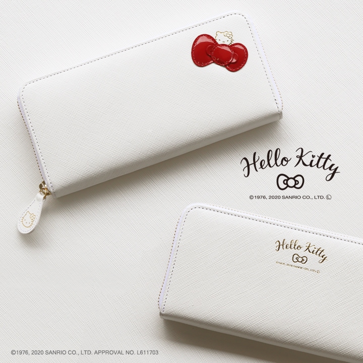ハローキティ本革長財布