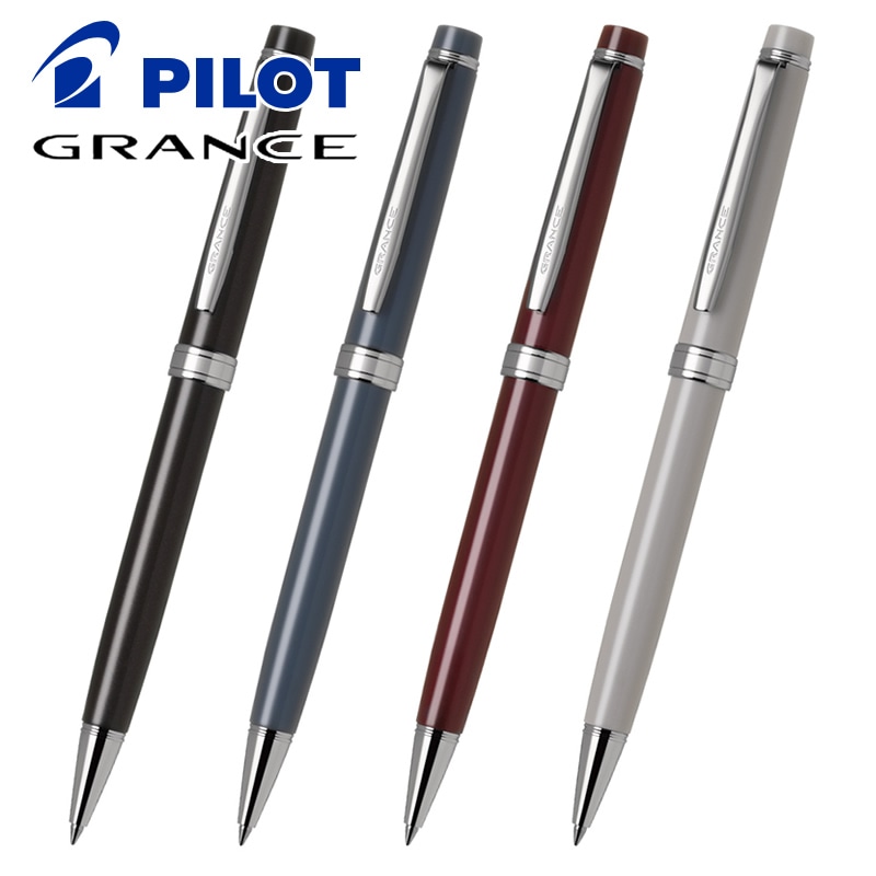 パイロット 油性ボールペン グランセS ダークブラウン/グレイッシュ