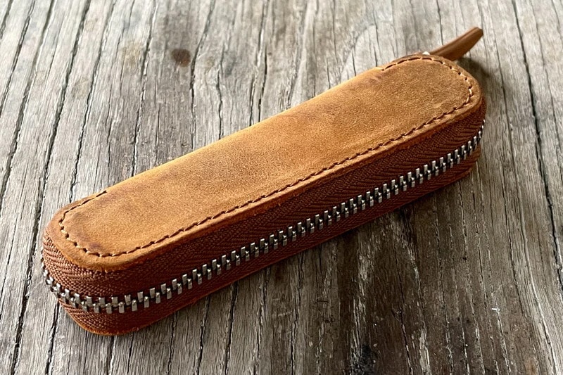 ガレンレザー ポケットサイズカヴェコ用 1本差しペンケースクレイジー