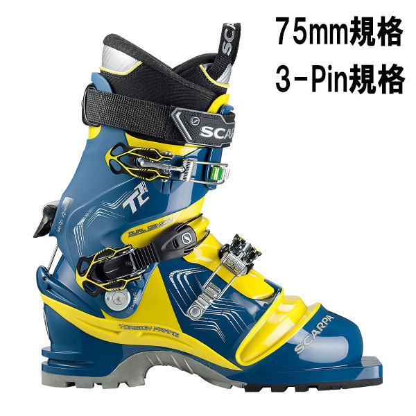 SCARPA スカルパ 25-26 T4 75mm規格 テレマーク バックカントリー