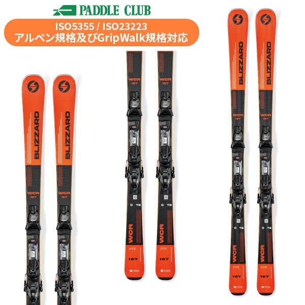 旧モデル BLIZZARD ブリザード 24-25 WCR Anthracite/Orange +TLT10