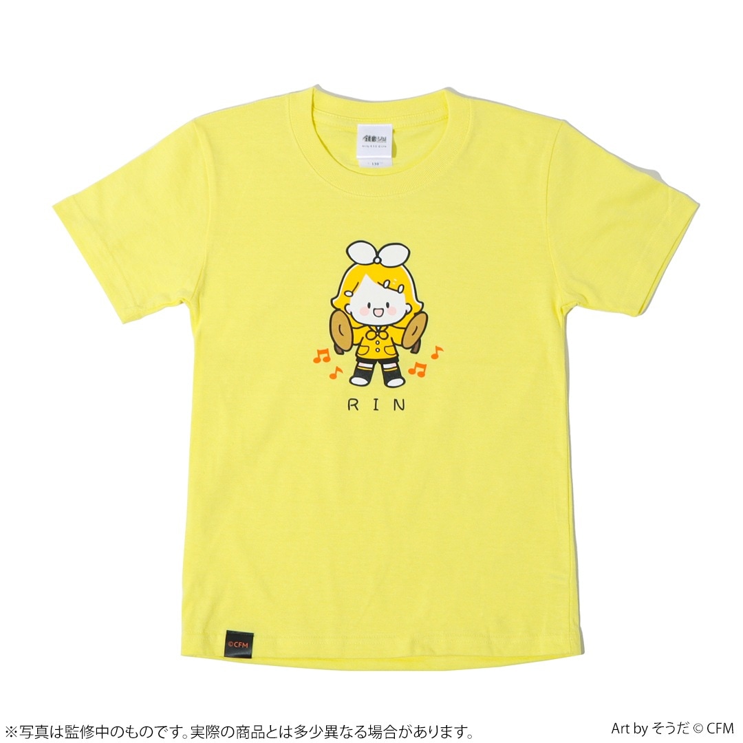 初音ミク ぴあぷろきっず！ Tシャツ かがみねりん（こどもサイズ