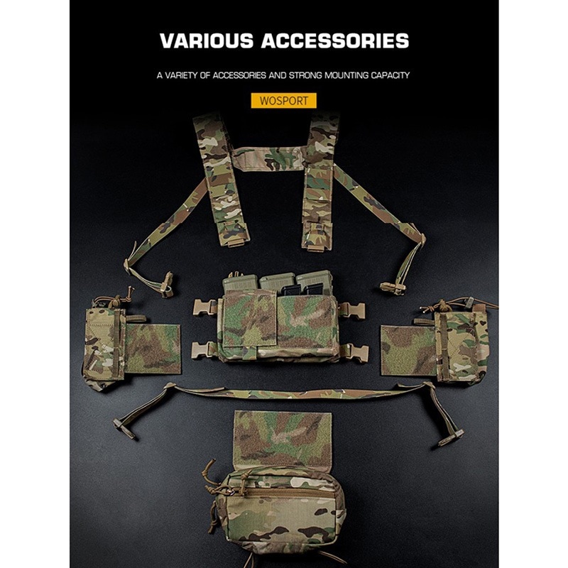 WoSporT Spiritus Systemsタイプ Micro Fight MK4チェストリグ BCP