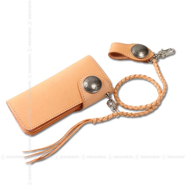 デグナーレザー編み込みストラップ付き財布 デグナーレザー編み込み