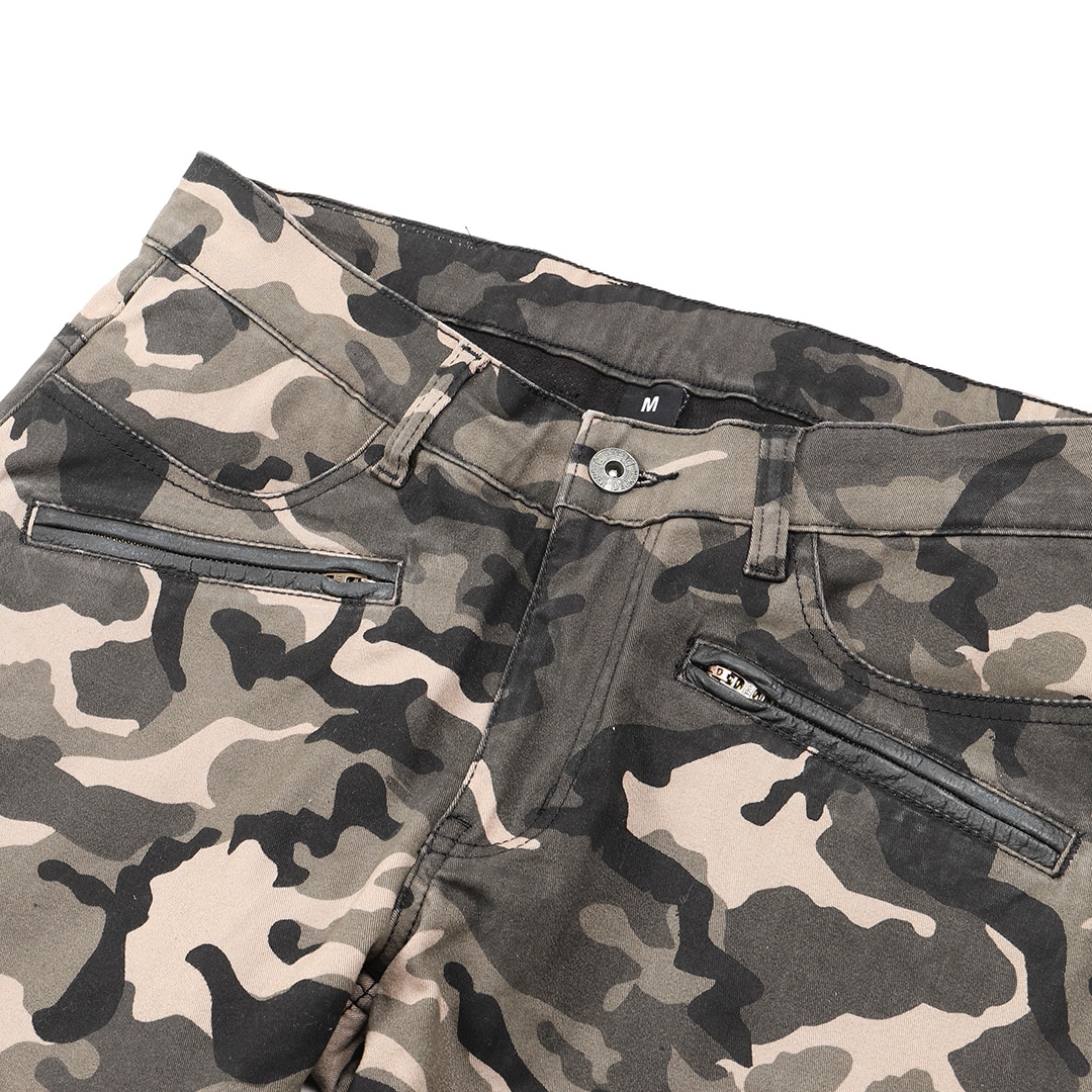 バイク 【カモフラージュ柄】メンズコットンパンツ[DP-32] ウェア