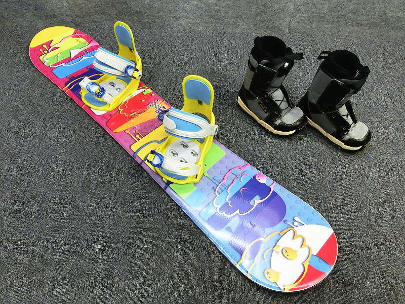 IGNIO スノーボード 88 青 ビンディング付き 子供用 IGNIO